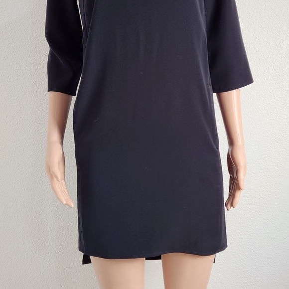 ANN Taylor Modern Black Hi-Low Dress Size: XSP - Picture 3 of 13